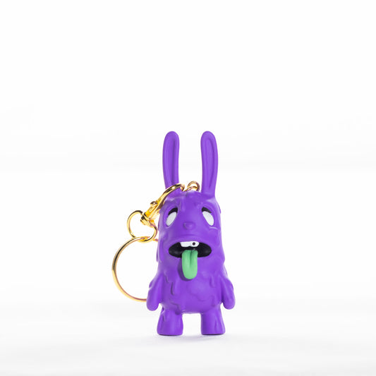 Five Points - Purple Micro Zombie Bunny Keychain