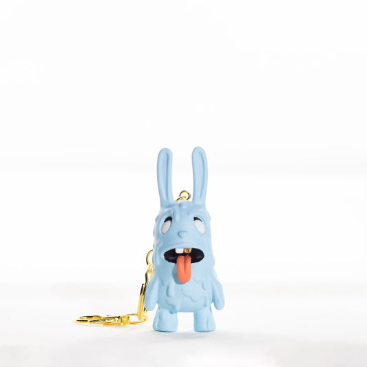 Five Points - Blue Micro Zombie Bunny Keychain