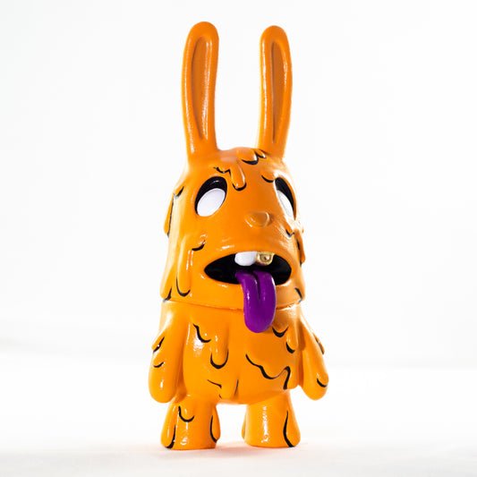 Orange Drip Zombie Bunny